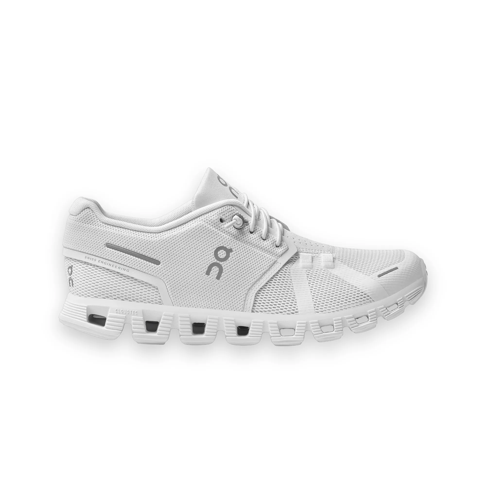 All White Shoes On Cloud 5 1