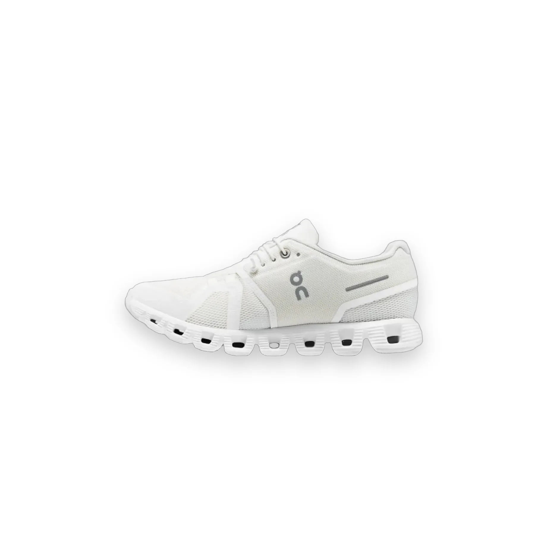 On Cloud 5 Shoes Pearl White 1