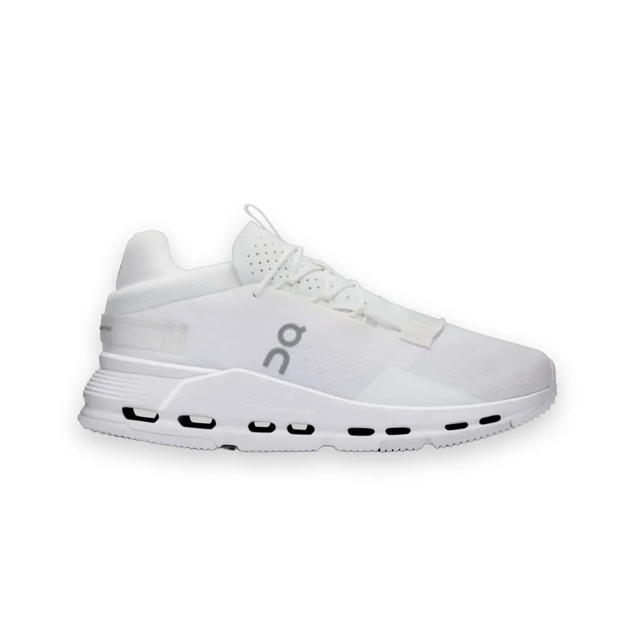 On Cloud Nova All White Shoes 1