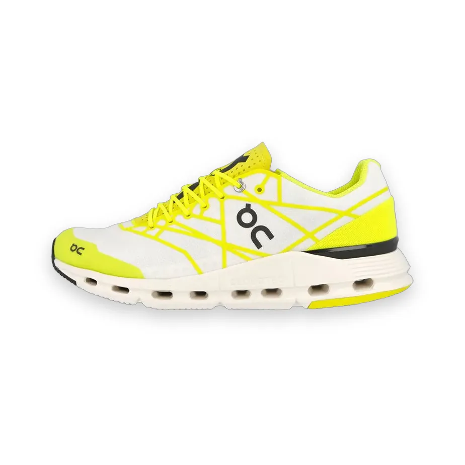 On Cloud Nova White and Yellow Shoes 1