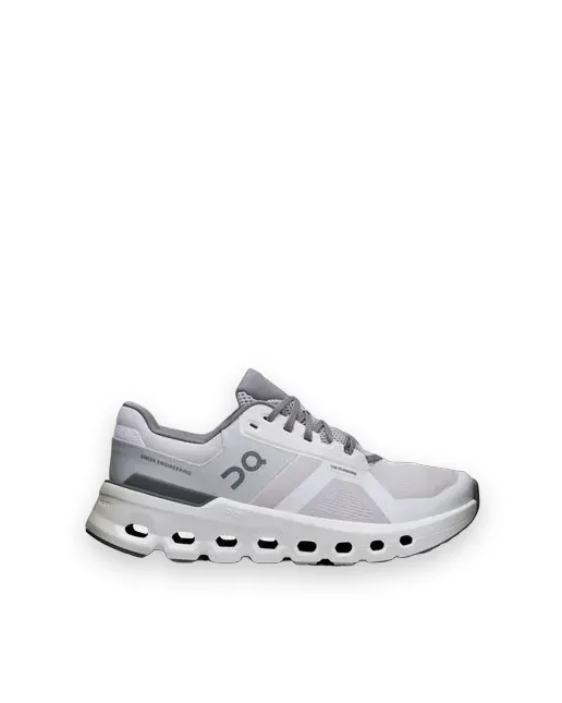 On Cloud Runner Silver Shoes 1
