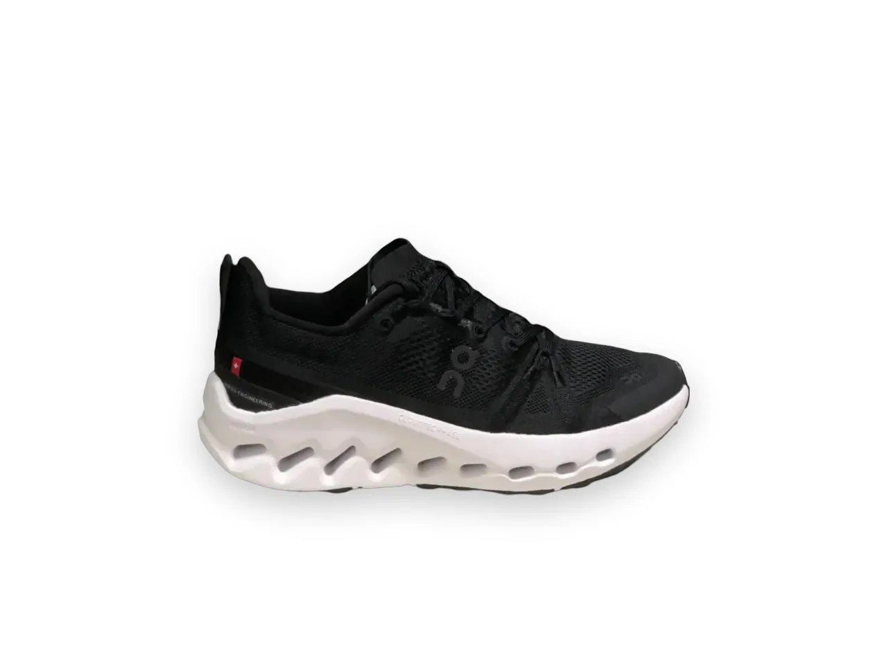 On Cloud Surfer Shoes Black Orange Waterproof 1