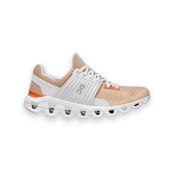 On Cloud X Shoes Brown On White 1