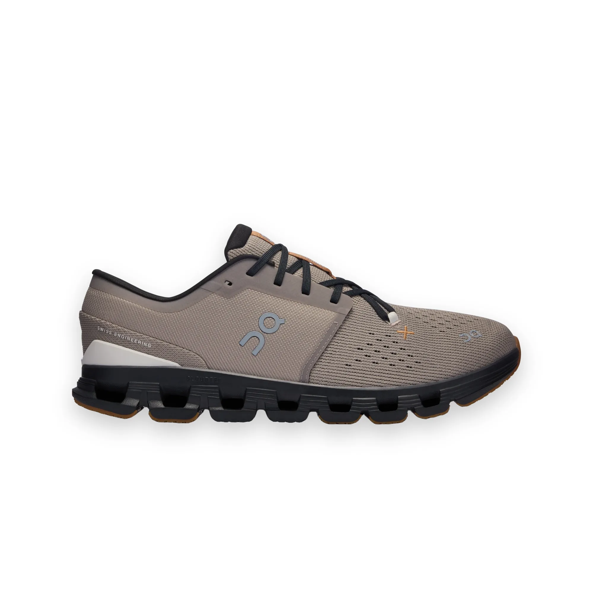 On Cloud X Shoes Fog Black 1