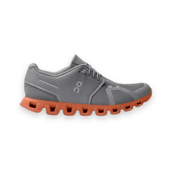 On Cloud X Shoes Gray On Orange 1