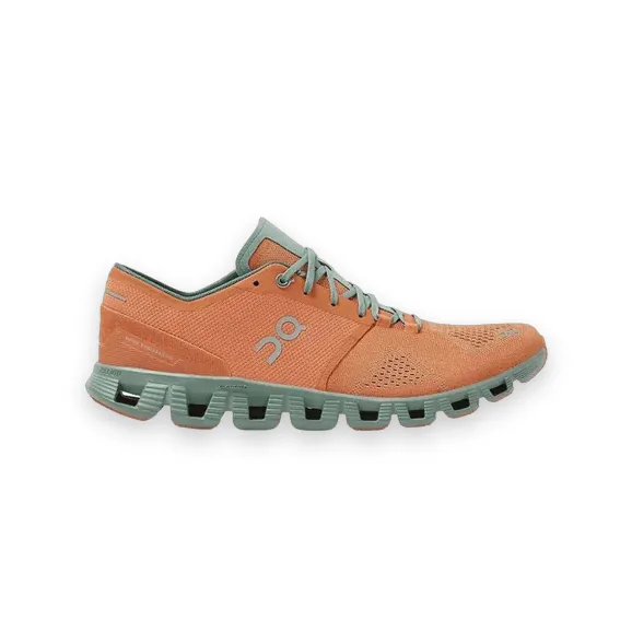 On Cloud X Shoes Orange Hey 1