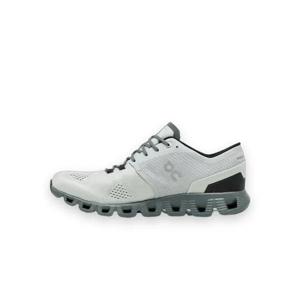 On Cloud X Shoes Pearl White On Green 1