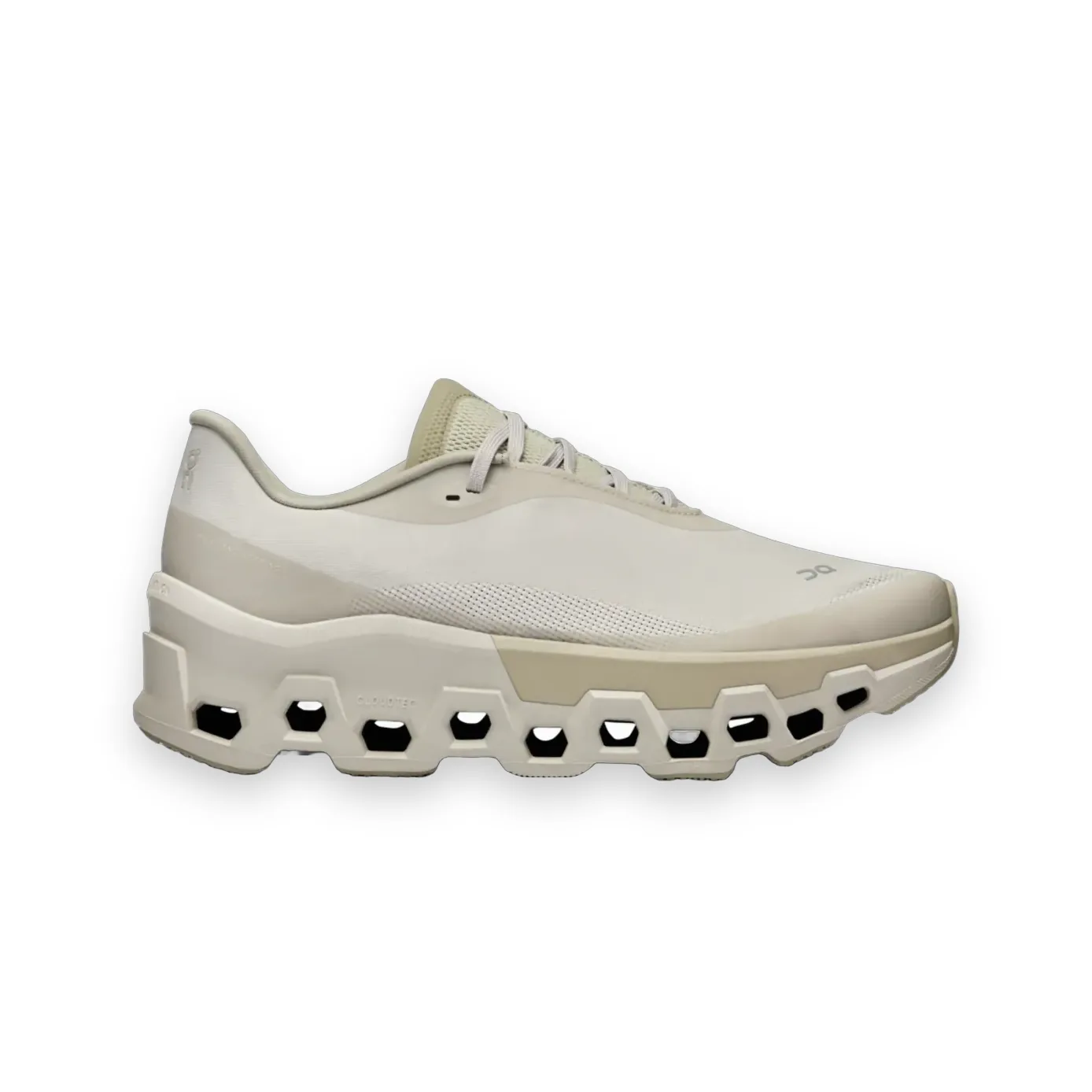 On Cloudmonster 2 Moondust Chalk Shoes 1