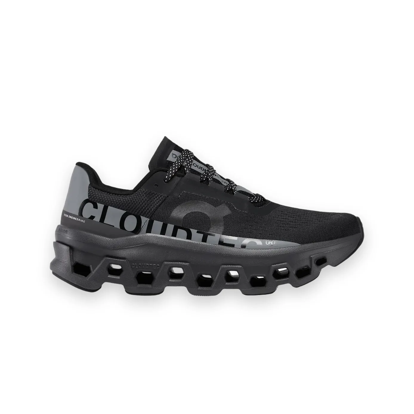 On Cloudmonster Lumos Black Shoes 1