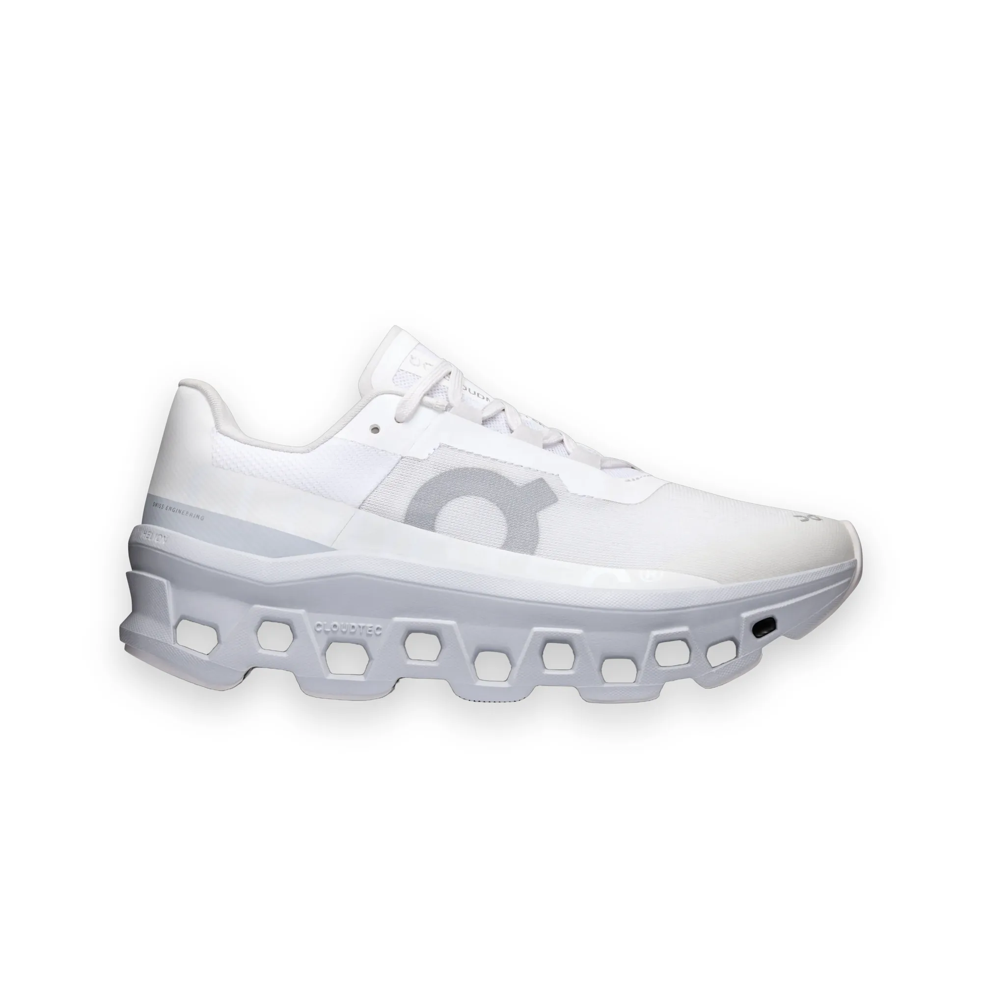 On Cloudmonster White Glacier Shoes 1